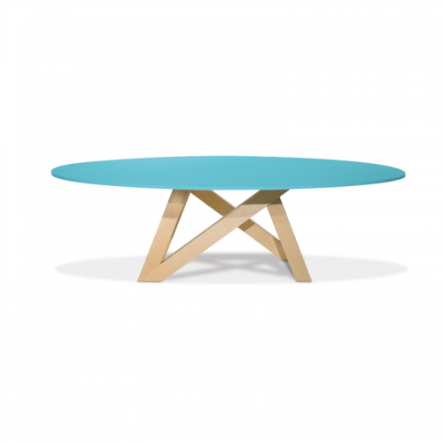 PDM Oval Azul Turquesa