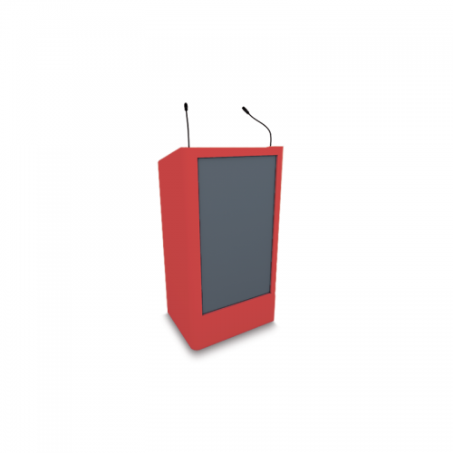 Púlpito Plasma Vermelho